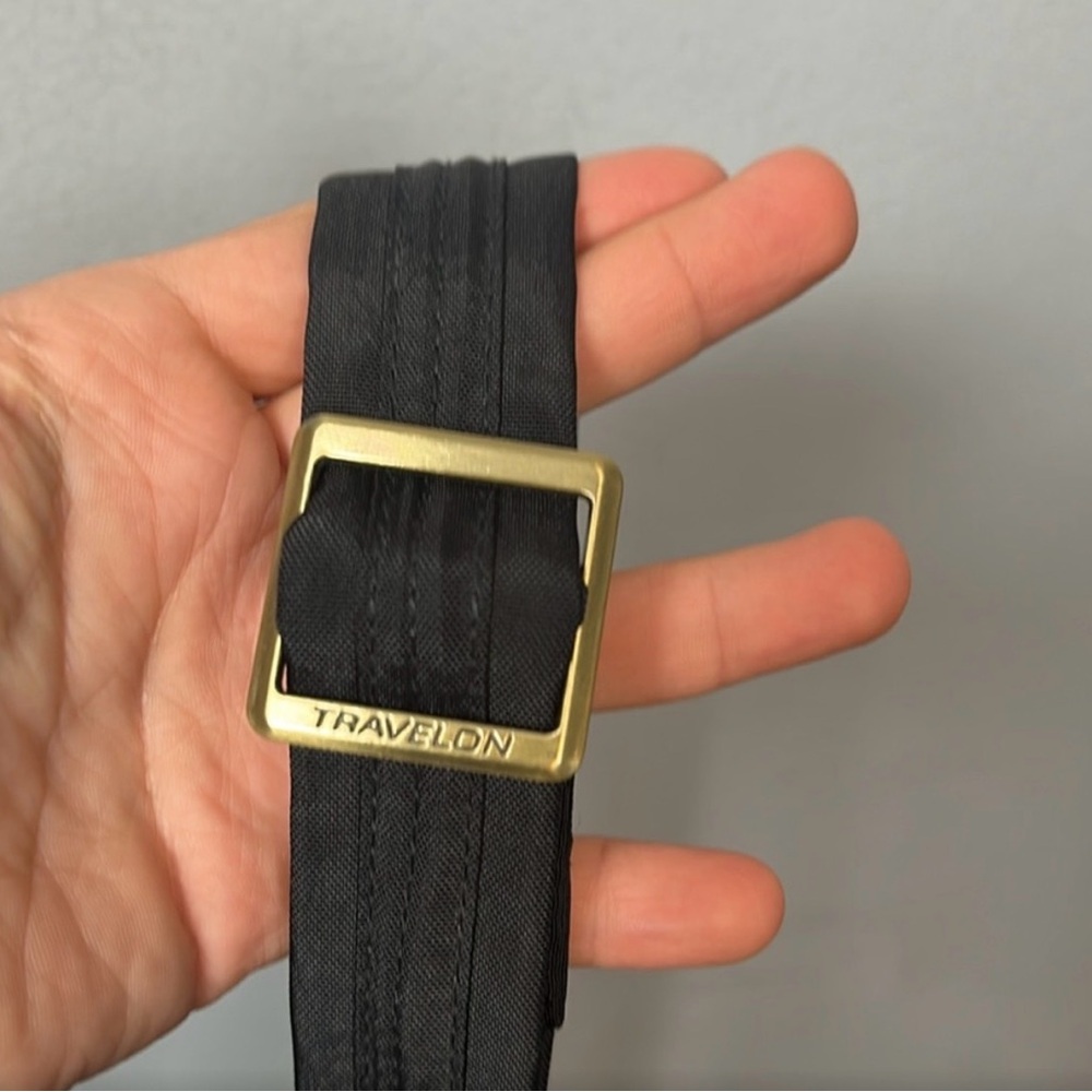 Travelon Black Crossbody Anti-Theft Nylon Bag - Picture 9 of 10